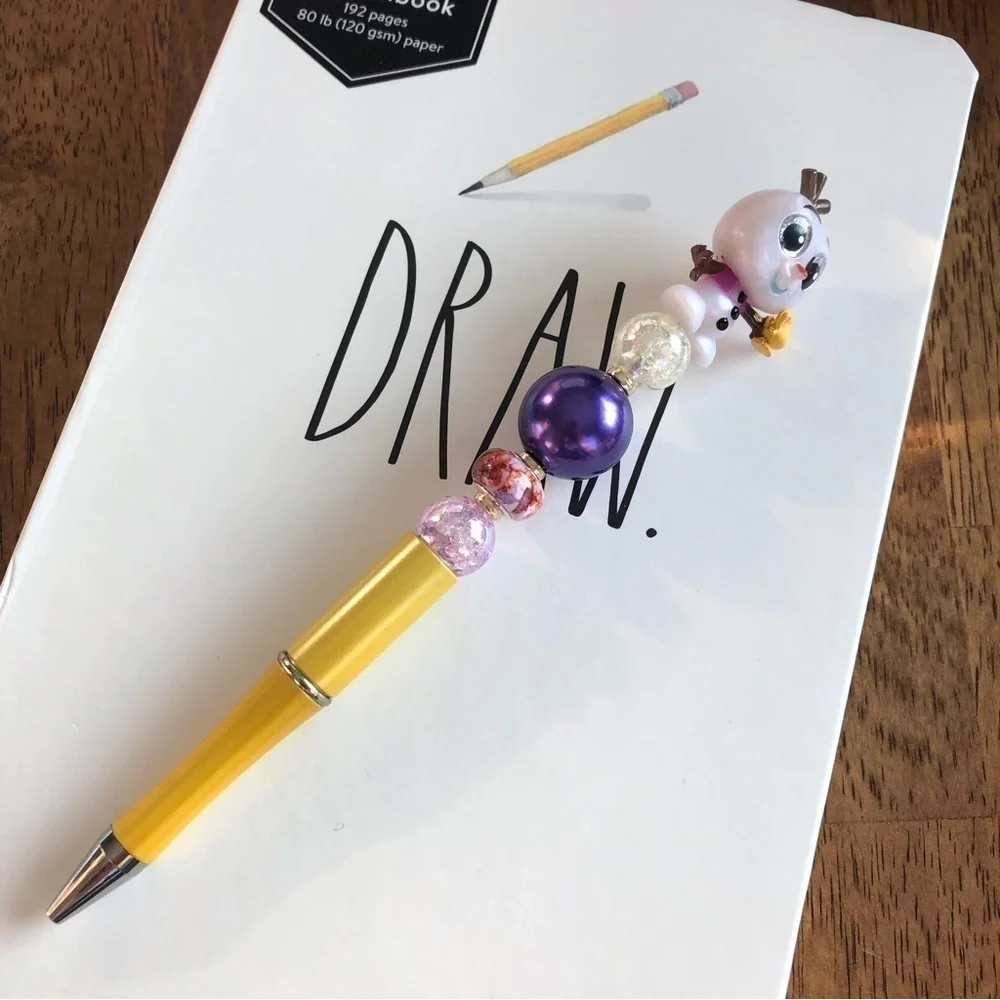Disney Doorables: Olaf Retells: Aladdin: Aladdin with lamp handmade beaded pen